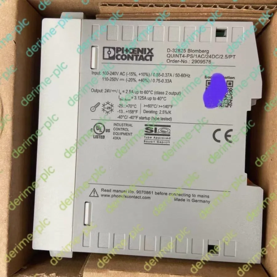 Блок питания Phoenix 2909576 QUINT4-PS/1AC/24DC/2.5/PT Switching Power Supply