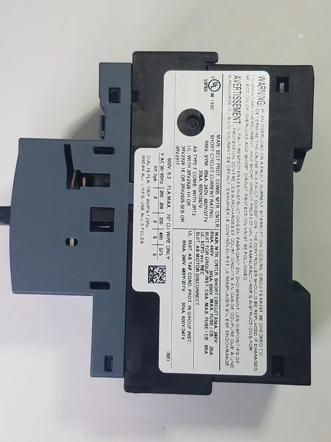 Автоматический выключатель Siemens 3RV2011-1GA10 Motor Protection Circuit Breake