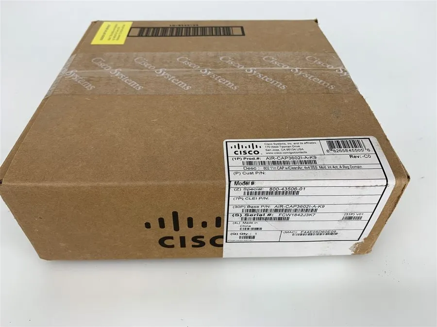 Точка доступа Cisco AIR-CAP3602I-A-K9 450Mbps Wireless Access Point