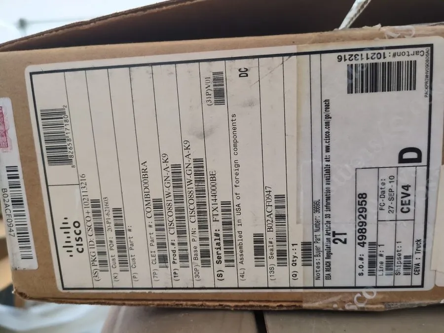 Маршрутизатор CISCO881W-GN-A-K9