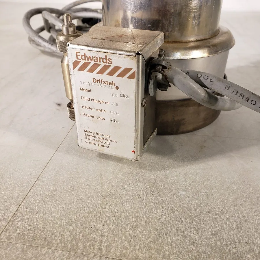 Насос Edwards Diffstak 100MK2 Diffusion High Vacuum Pump ISO ISO-LF LFB100 UHV w — фото лота 2