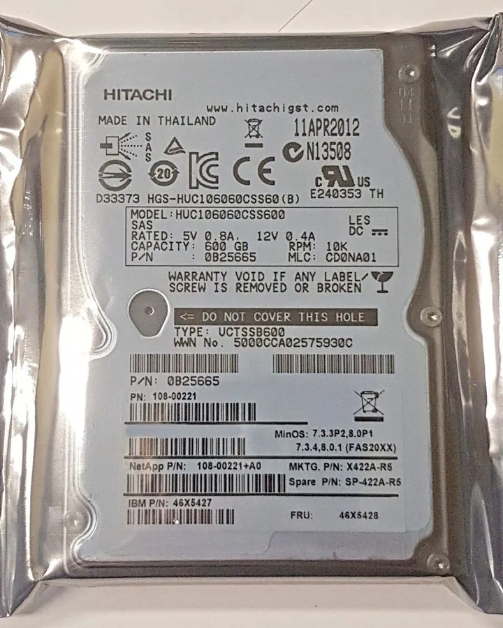 Жёсткий диск Hgst HUC106060CSS600 600Gb 2.5 Inch Sas Hdd 10K 10000 Rpm 6Gb 15Mm