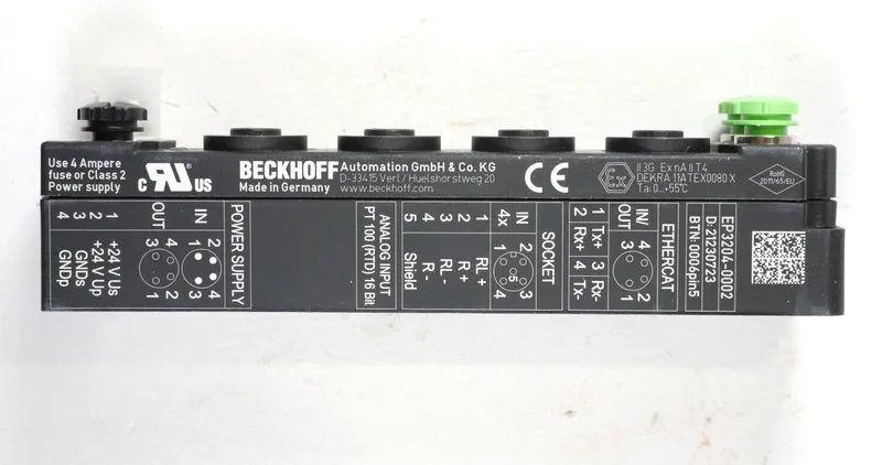 IIoT-устройство EP3204-0002 BECKHOFF EtherCAT terminal box Shipping