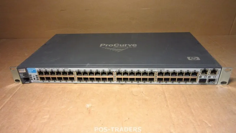 Коммутатор HP J9088A Procurve 2610-48 48 Port 10/100w/2x Gb Ports 2x SFP Uplinks — фото лота 1
