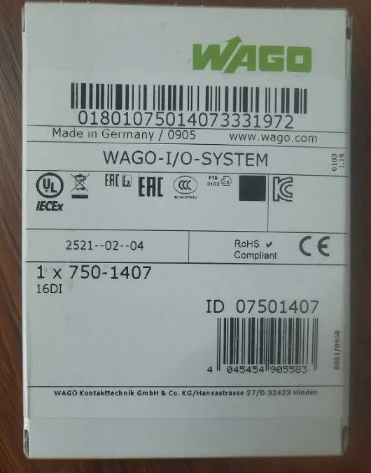 Модуль ввода-вывода WAGO 750-1407 PLC Module