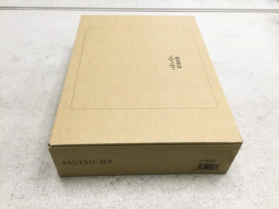 Коммутатор Cisco Meraki MS130-8X-HW Managed Switch 8-Port Gigabit PoE+ UNCLAIMED