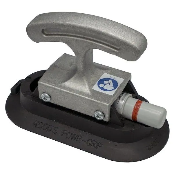 Вакуумная присоска WOOD'S POWR-GRIP RF36HG Suction Cup Lifter,Oblong,6in L x 3in