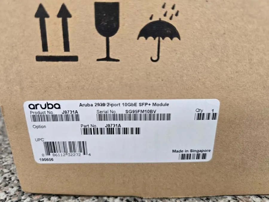 Трансивер J9731A HP HPE Aruba 2920 2-Port 10GbE SFP+ Module 5066-2234