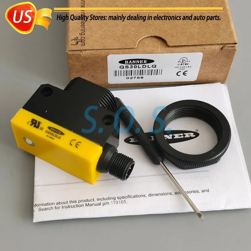 Фотоэлектрический датчик Banner QS30LDLQ Photoelectric Sensor Switch 10-30 VDC