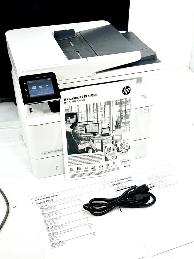 Лазерный принтер HP LASERJET PRO MFP M426FDW Laser Printer F6W15A FULLY w/ CORD — фото лота 2