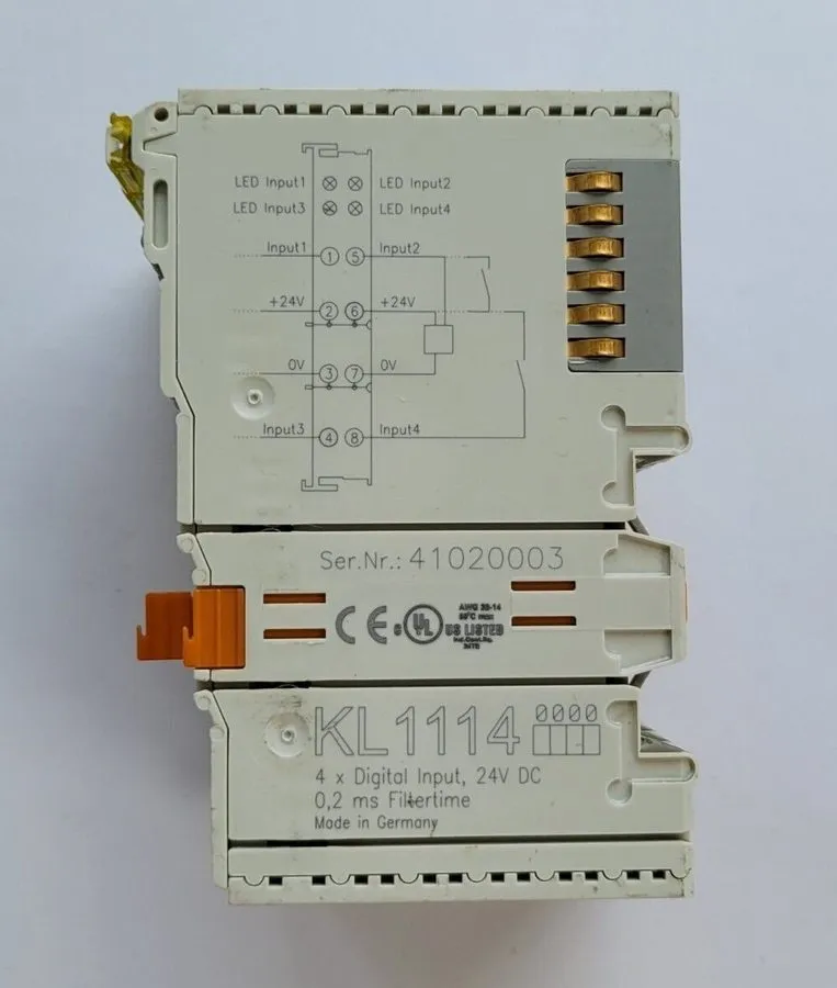 Модуль ввода-вывода 5x Beckhoff KL1114 4 x Digital Input EXCELLENT CONDITION wor