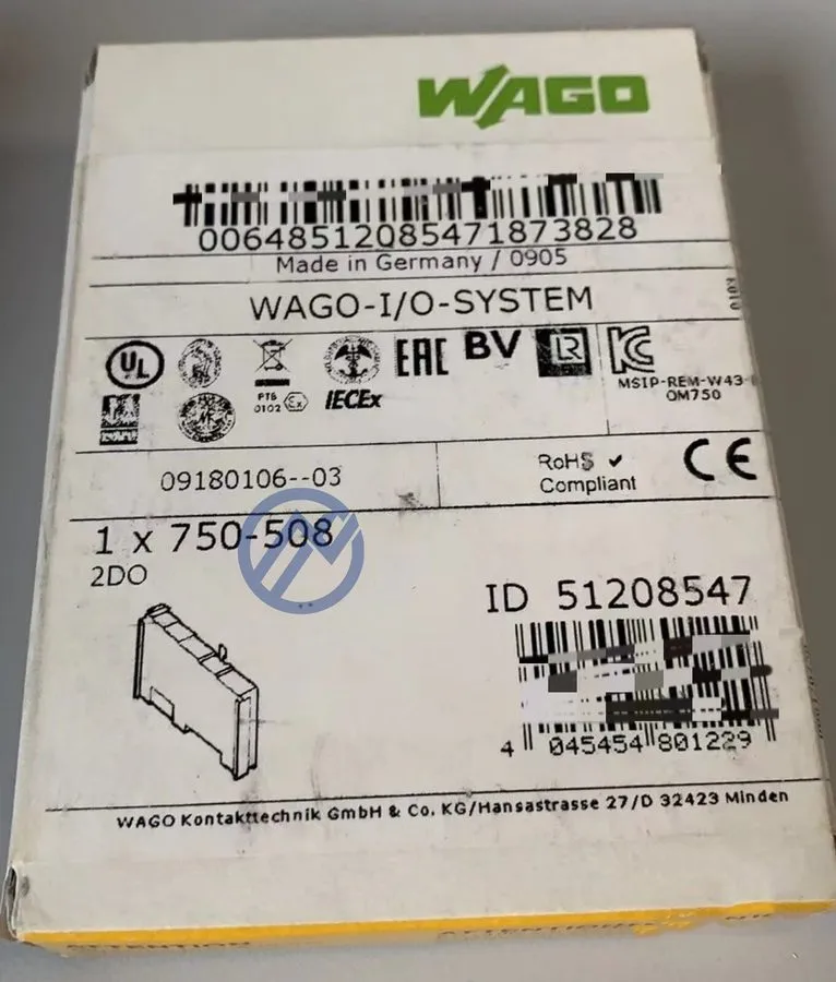 Модуль ввода-вывода Wago 750-508 Digital Output Module 24VDC 2.0A