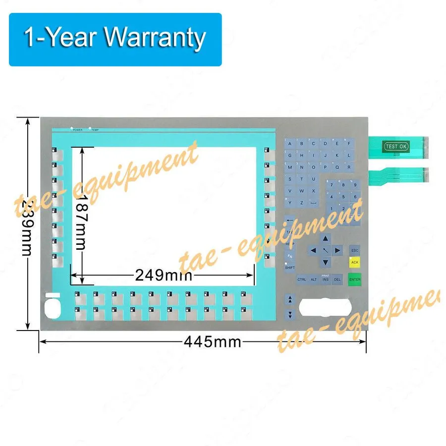 Промышленный компьютер 6AV7801-0BA00-1AC0 Diaphragm Keypad