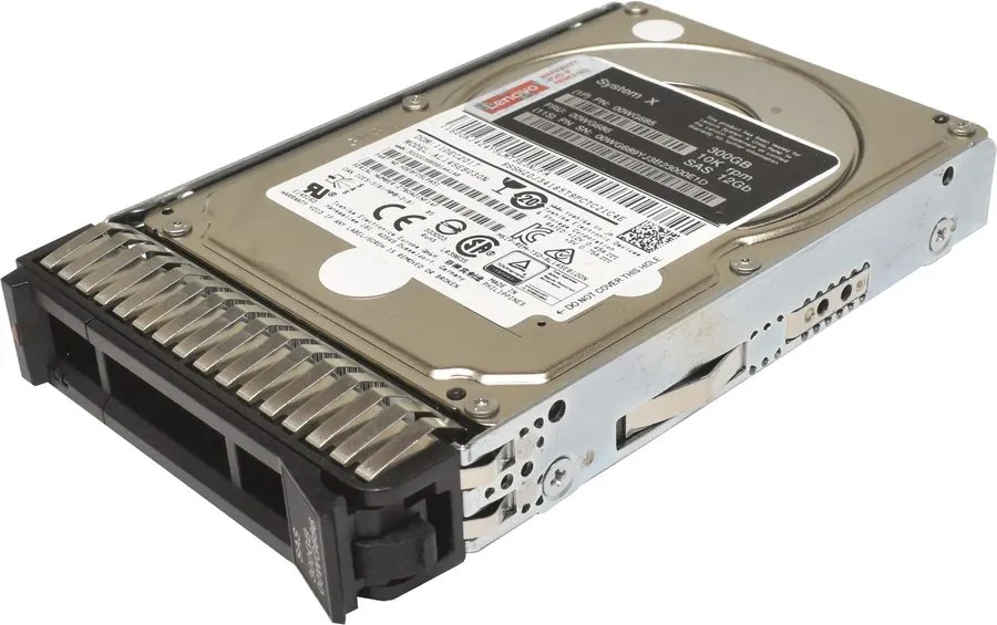 Жёсткий диск IBM Lenovo Toshiba 300GB 2.5" 10K 12G SAS HDD Hard Drive AL14SEB030