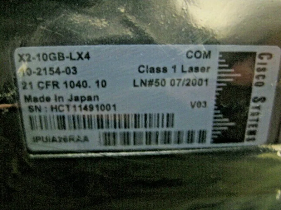 Трансивер Cisco Transceiver Module X2-10GB-LX4 10-2154-03 and 10-2154-4