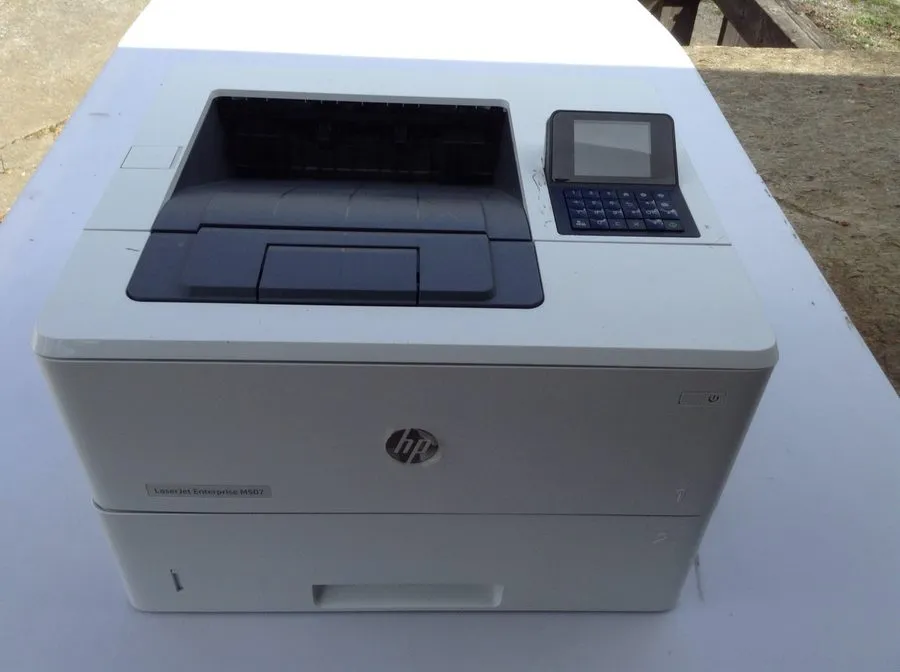 Лазерный принтер HP 1PV86A LaserJet Enterprise M507n Monochrome USB Laser Printe — фото лота 1