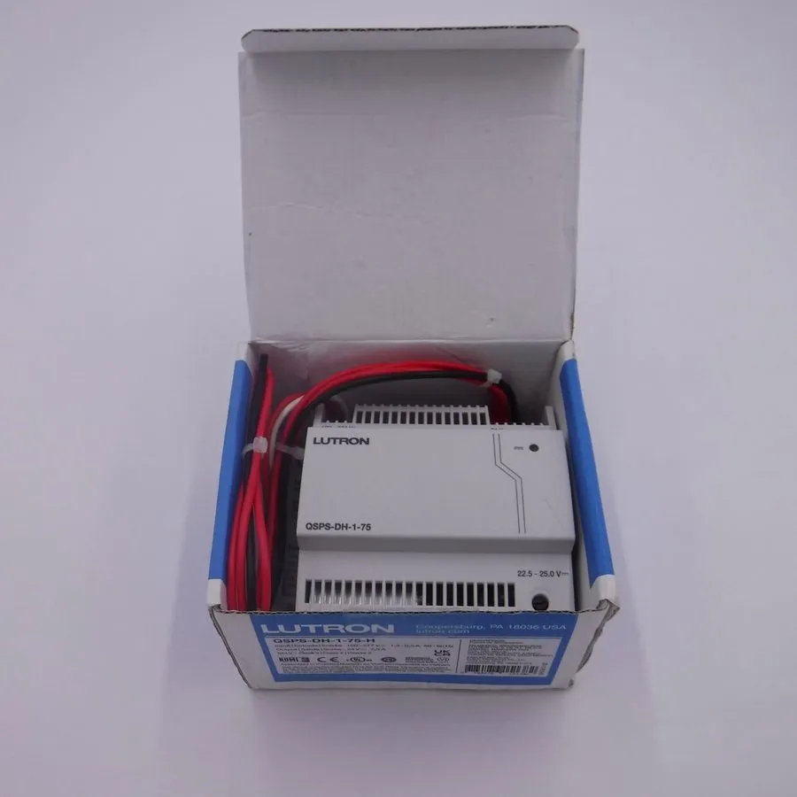 Блок питания Lutron QSPS-DH-1-75-H QS Link Power Supply 75 PDU DIN Rail — фото лота 1