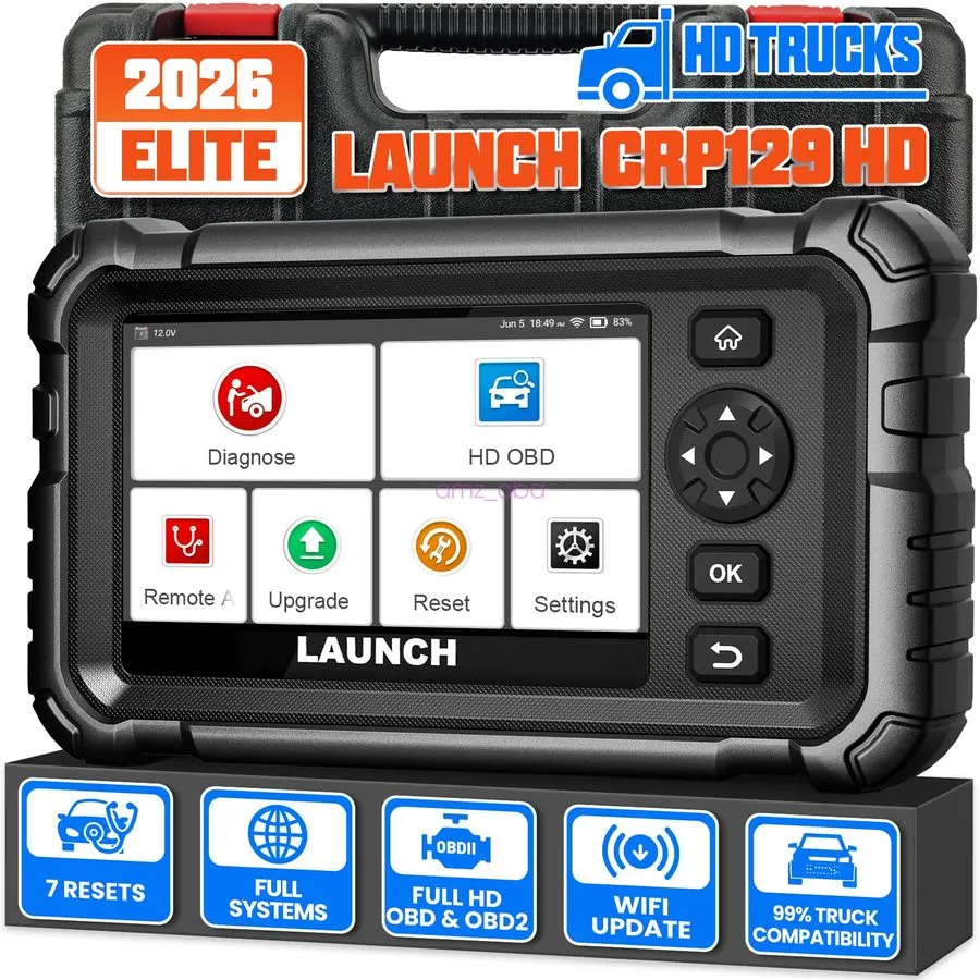 Диагностический сканер LAUNCH CRP129HD Heavy Duty Truck Diesel Scanner Diagnosti