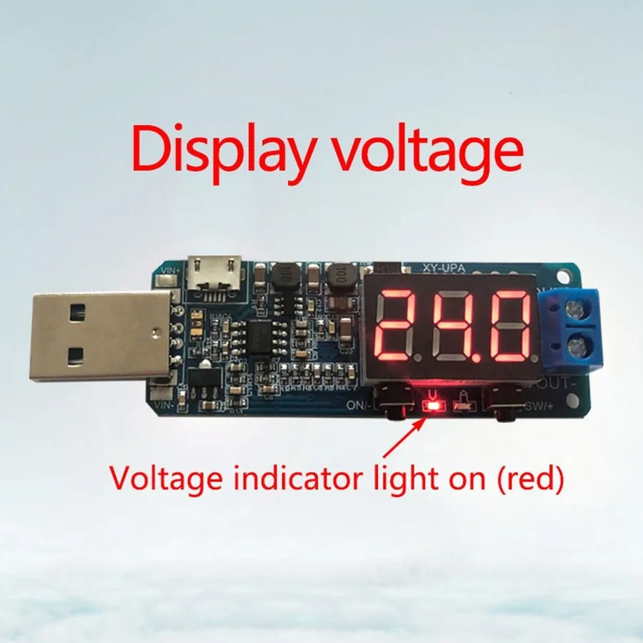 Блок питания DC-DC Converter DC3.5V-12V to DC1V-24V USB Step UP Down Power Suppl — фото лота 2