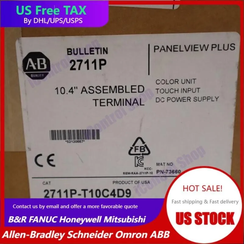 Панель оператора Allen Bradley 2711P-T10C4D9 /A PanelView Plus Touch Terminal