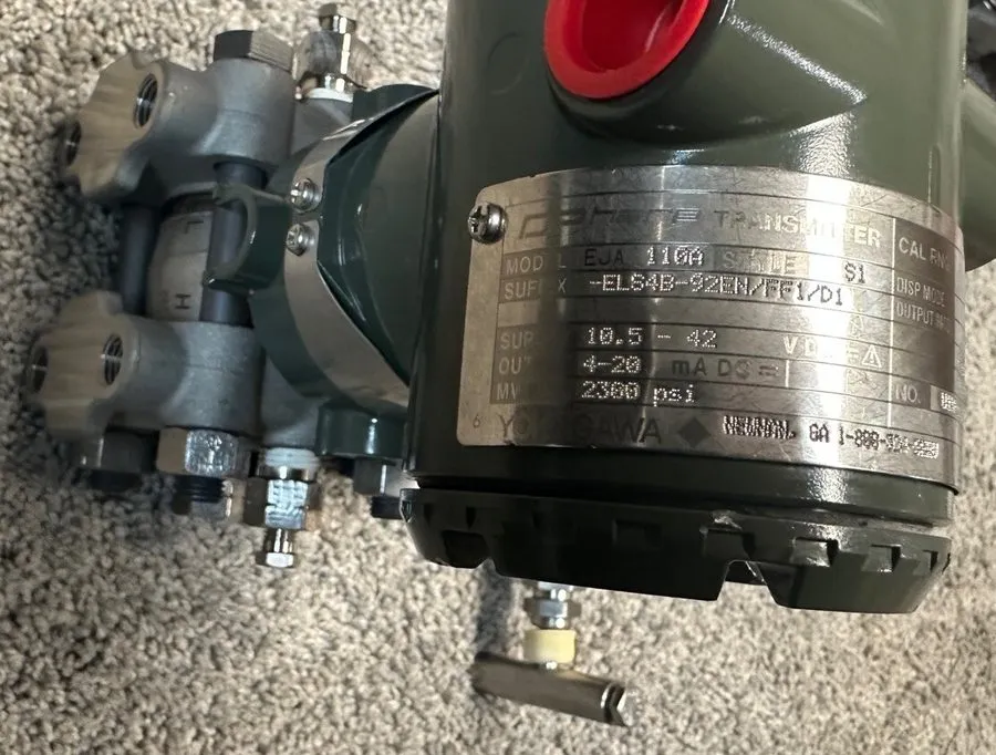 Датчик давления Yokogawa EJA 110a-els4b-92en/ff1/d1 Pressure Transmitter — фото лота 1