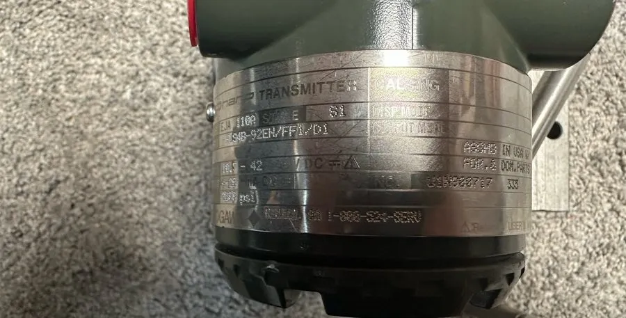 Датчик давления Yokogawa EJA 110a-els4b-92en/ff1/d1 Pressure Transmitter — фото лота 2