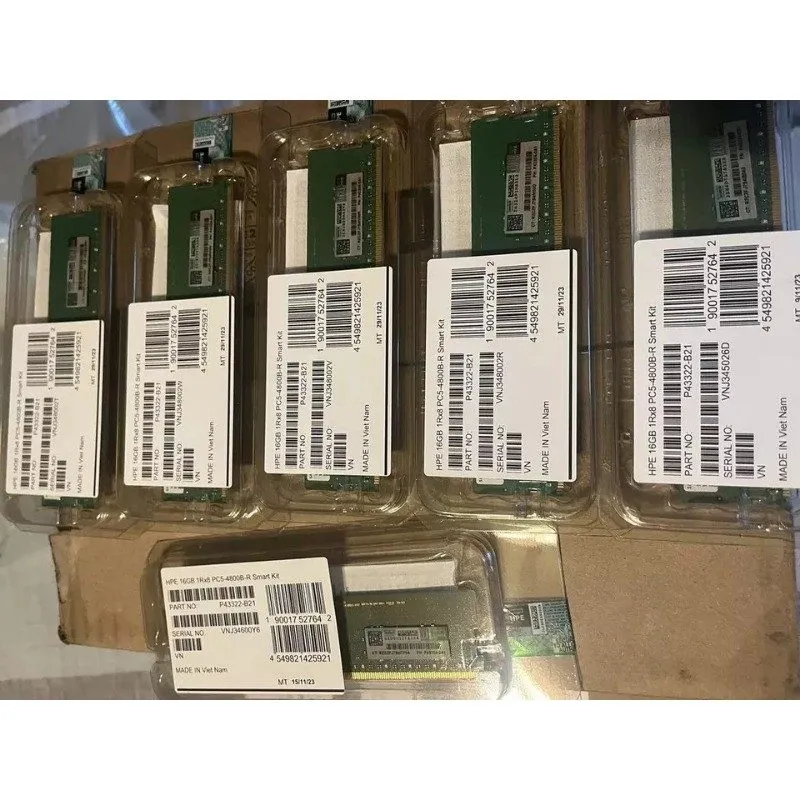 Модуль памяти P43322-B21 P43324-0A1 HPE 16GB 1Rx8 DDR5 PC5-4800 EC8 RDIMM Gen11 