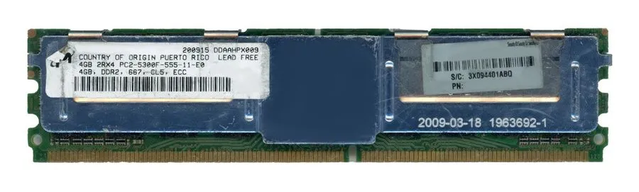 Модуль памяти Hynix 8GB PC2-5300F fully buffered DDR2 667Mhz ECC Server Memory R