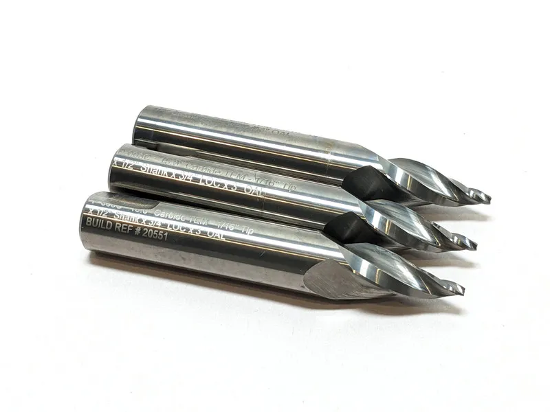 Режущий инструмент Conical 15° Solid Carbide Tapered End Mill .75 LOC 3" OAL 1/2