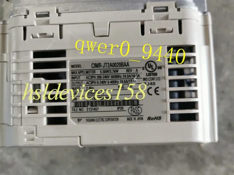 Частотный преобразователь YASKAWA Frequency Converter CIMR-JT2A0020BAA J1000 5.5