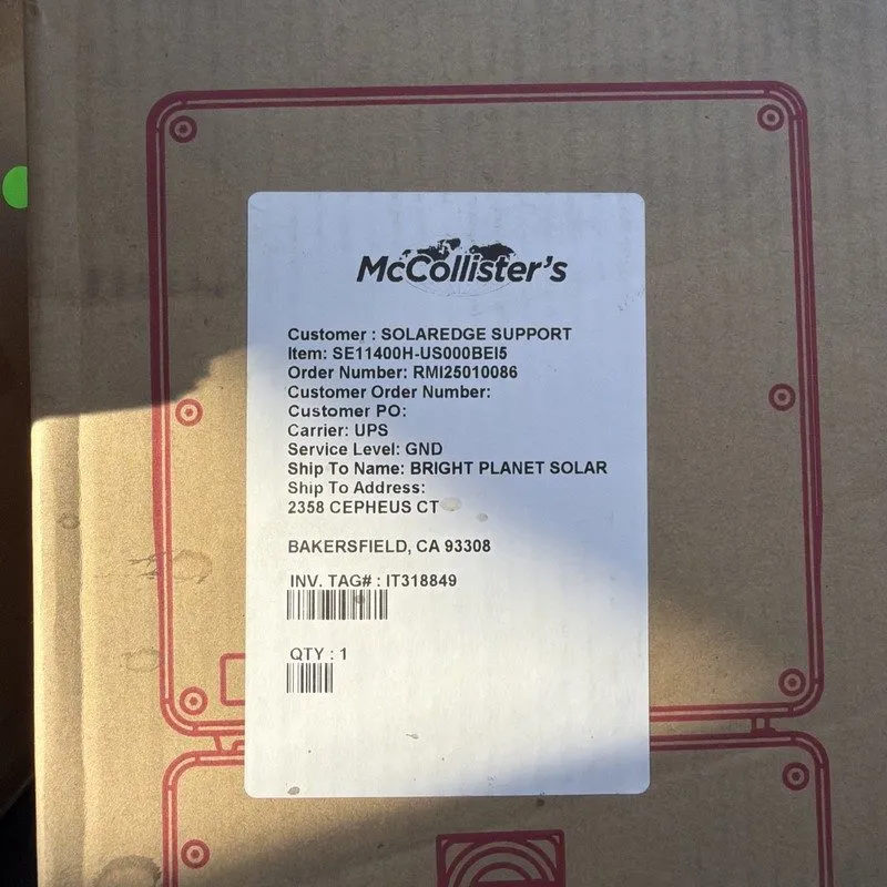Инвертор SolarEdge SE11400H-US000BEI5 11.4kW Home Wave Inverter