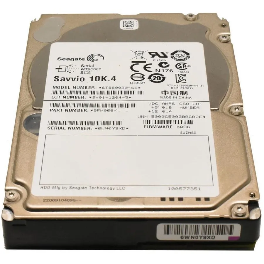Сервер IBM System x 600GB 10K SAS 6Gb/s 3.5" Hot Swap HDD ST9600204SS