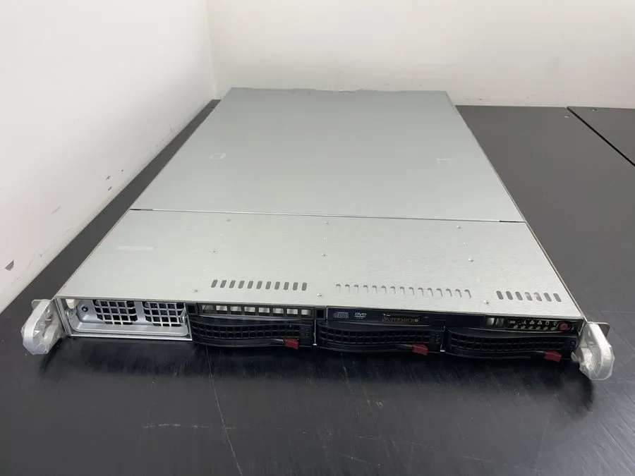 Сервер Supermicro 1U SYS-6015X-TB, X7DBX-I, PWS-707-1S NO CPU/RAM — фото лота 1