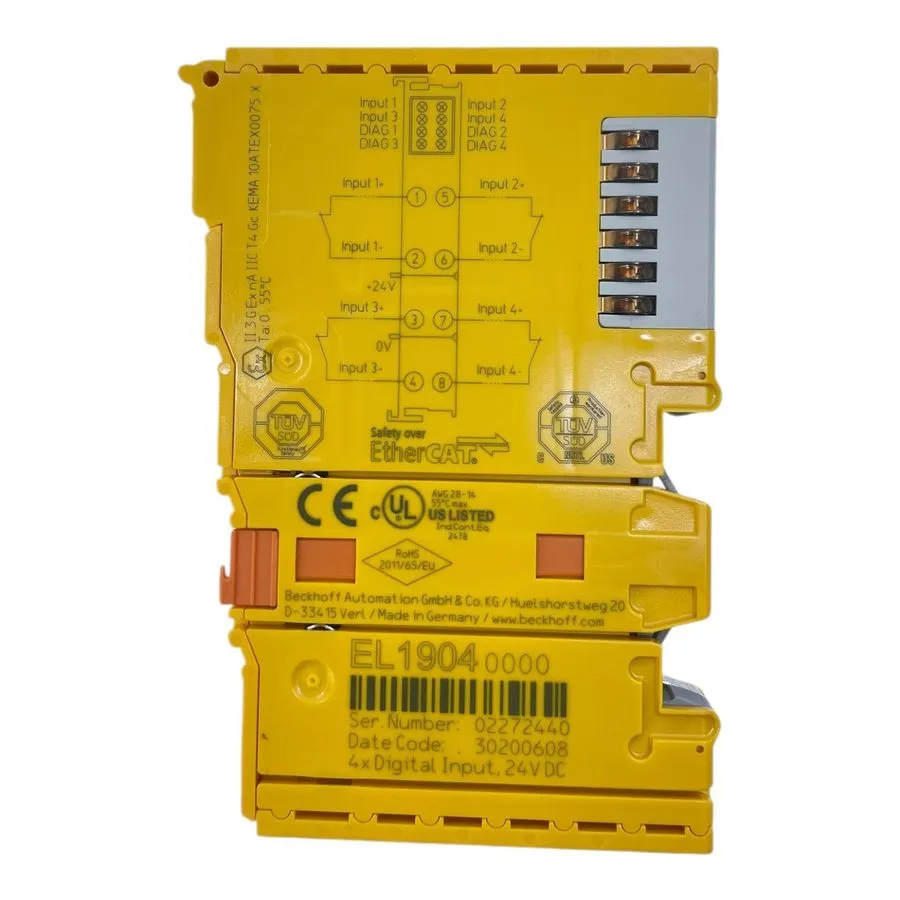 Модуль ввода-вывода BECKHOFF EL1904, ETHERCAT TERMINAL #341866