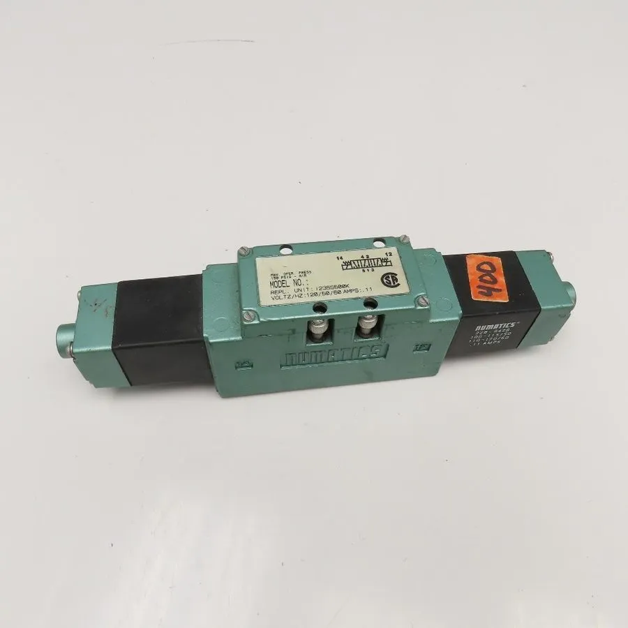 Электромагнитный клапан Numatics 123SS500K Pneumatic Solenoid Air Control Valve 