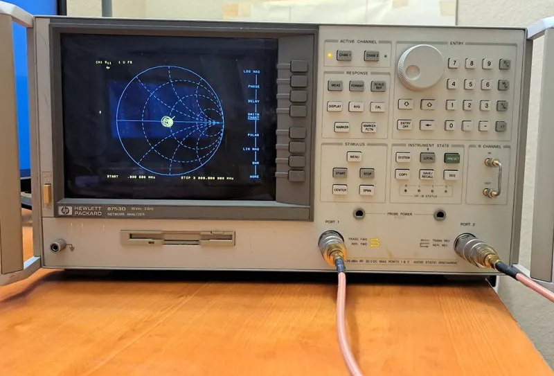 Анализатор цепей AGILENT (HP) 8753D 300 kHz to 3 GHz NETWORK ANALYZER (REF.: 024