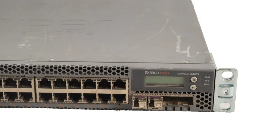 Коммутатор Juniper EX3300-48P 48 Ports PoE+ Gigabit Switch 4x 10GbE SFP+ Ports — фото лота 1