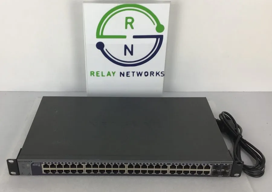 Коммутатор NetGear GS752TXS ProSafe 52-port Gig Smart switch,48x 1 GB RJ45 4x 10