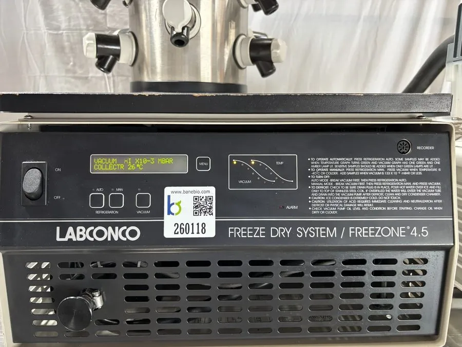 Насос Labconco 7750000 FreeZone 4.5 Benchtop Freeze Dryer w/Edwards RV3 Pump — фото лота 1