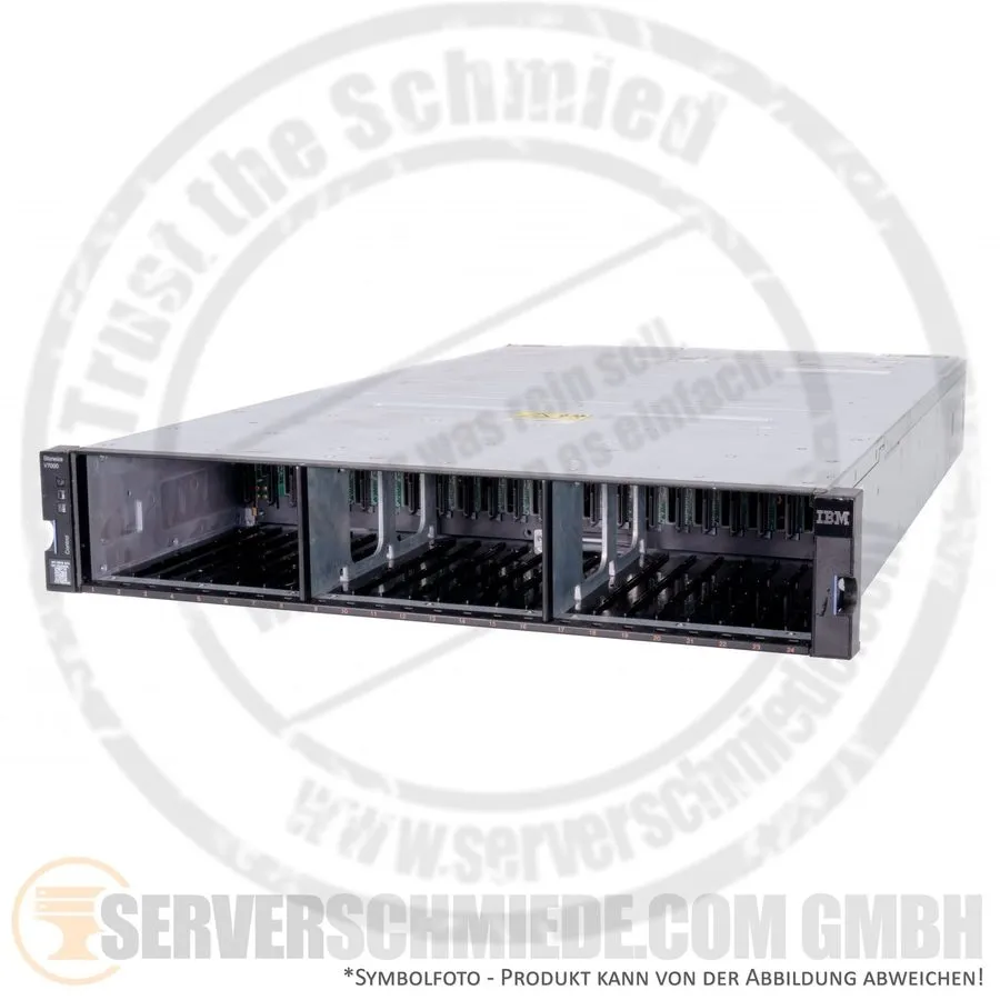 Блок питания IBM V7000 Gen2 12G SAN 8/16Gb FC 10GbE iSCSI 24x 2.5" SFF vmware Hy