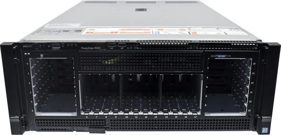 Сервер Dell PowerEdge R930 Server 4 x E7-8890 V3 18-Core 0 RAM PERC H730p 24 Bay