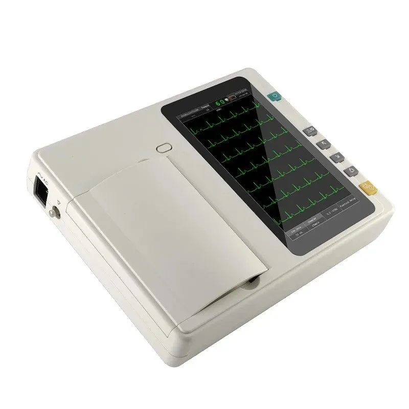 Электрокардиограф 6 Channel 12 Lead 7-Inch Touch Screen ECG Machine with PC Soft