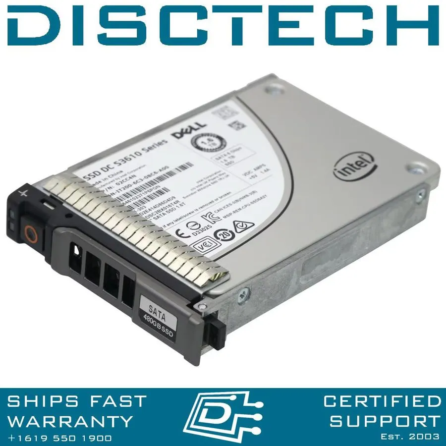 Сервер Dell 400-AQRR YGKM8 1.6TB SAS 12Gbps Mixed Use MU SSD PowerEdge M620 M520