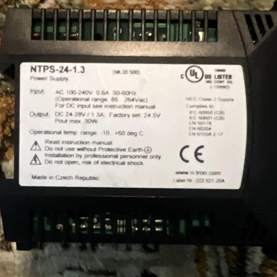 Блок питания N-TRON NTPS NTPS-24-1.3 DIN Rail Power Supply 24-28VDC 1.3A 30W