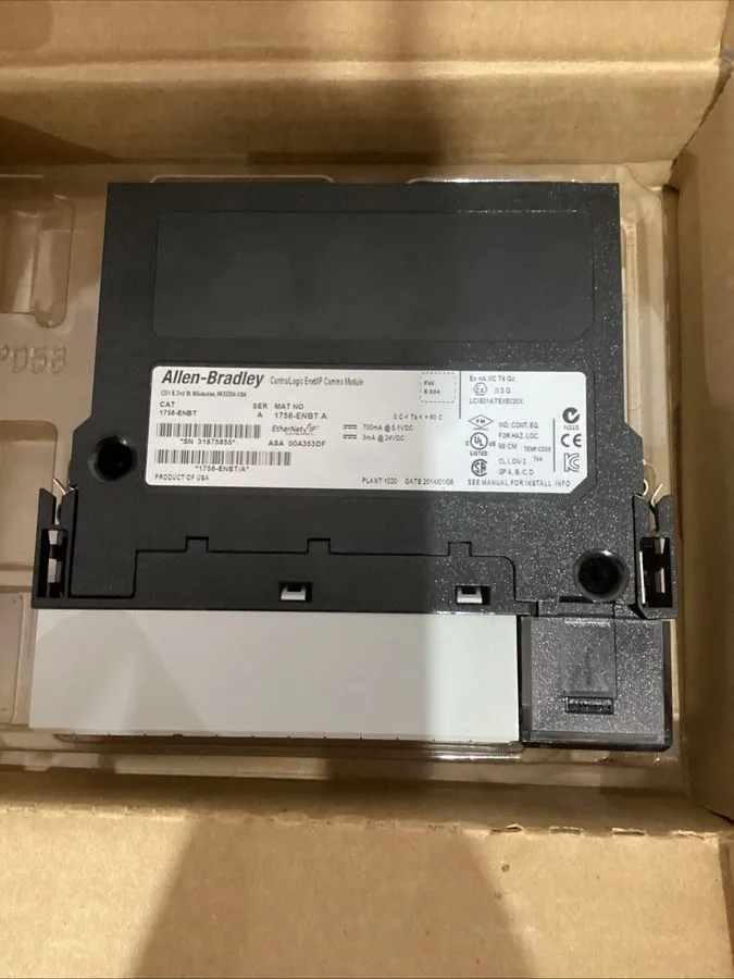 Коммуникационный модуль Allen Bradley 1756-ENBT A Ethernet/IP 10/100 Mb/s Commun