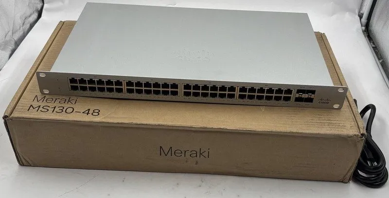 Коммутатор Cisco Meraki MS130-48-HW Cloud Managed 48 Port Switch Unclaimed