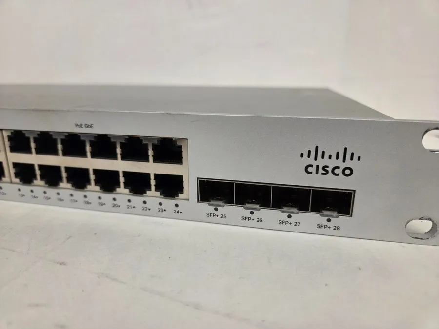 Коммутатор CISCO MS225-24P-HW L2 Stacking Cloud-Managed 24x GigE 370W PoE Switch