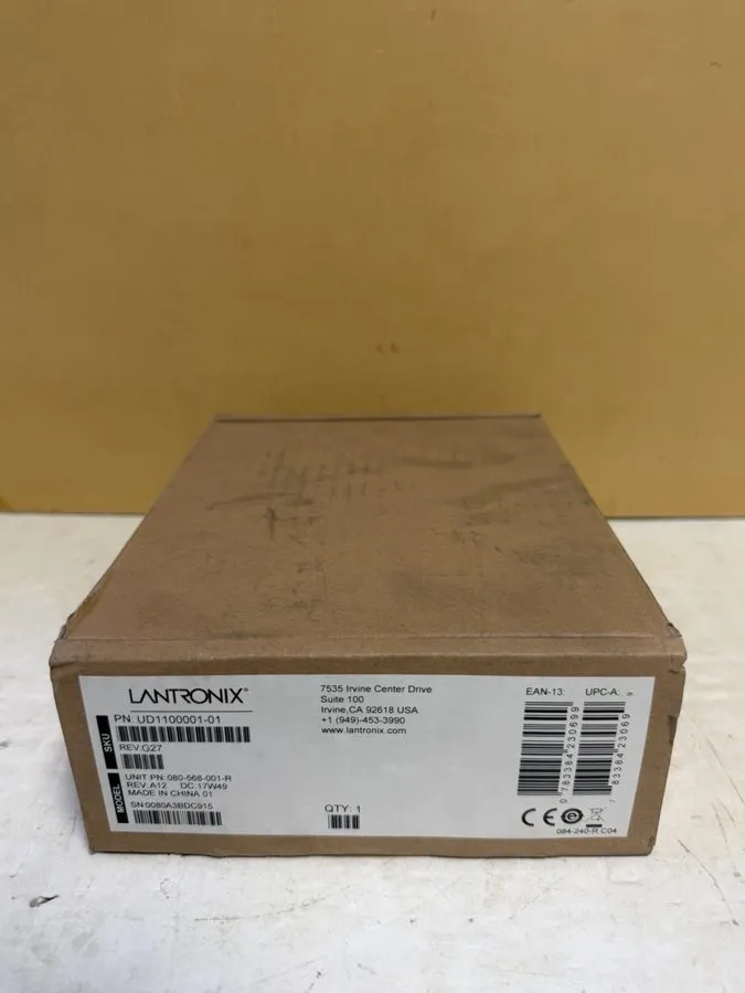 IIoT-устройство Lantronix UDS1100 Universal POE Serial Device Server Ethernet RS