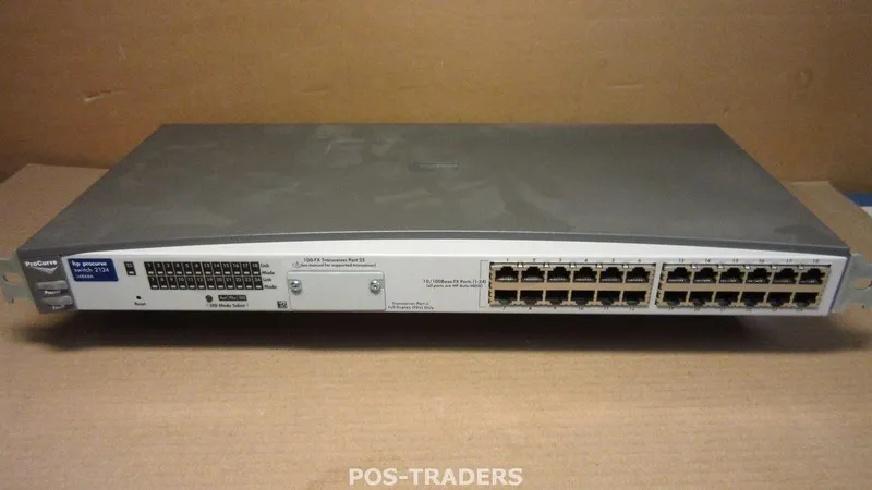 Коммутатор HP Procurve Model 2124 J4868A 24 port 10/100 Ethernet Switch — фото лота 1