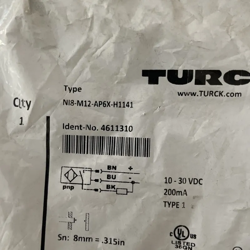 Датчик приближения Turck Ni8-M12-AP6X-H1141 Inductive Proximity Sensor, 8mm, 10-